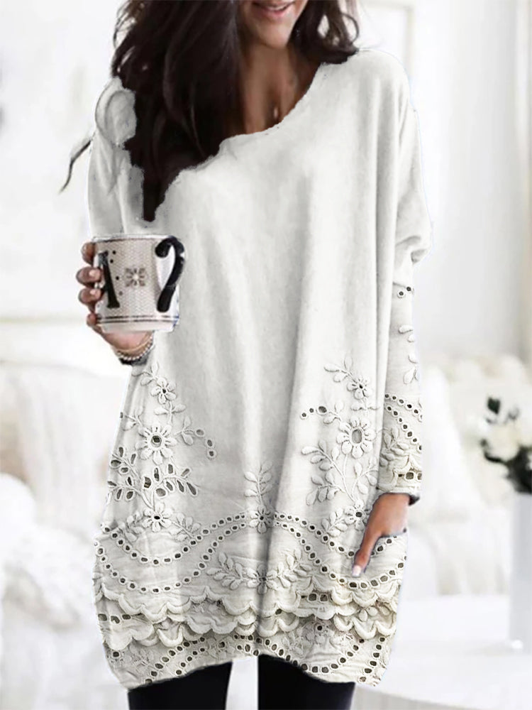 Gracefully Designed Sweater