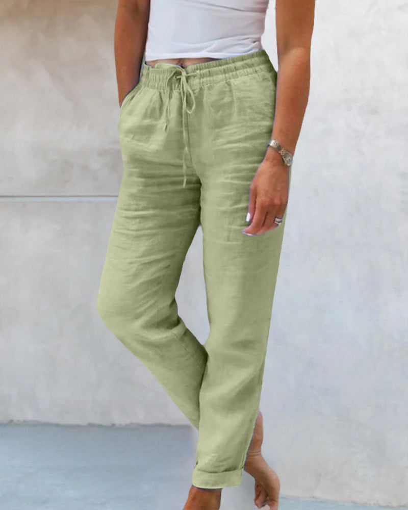 KS | Classic trousers with drawstring