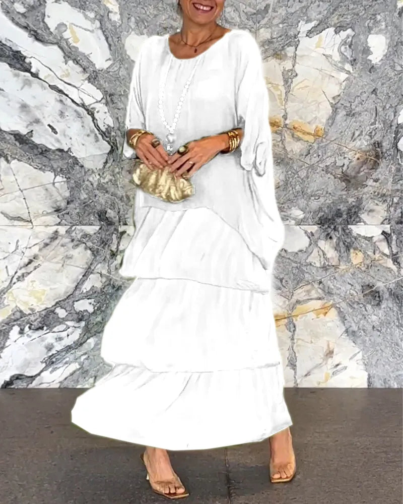 KS | Loose layered maxi dress