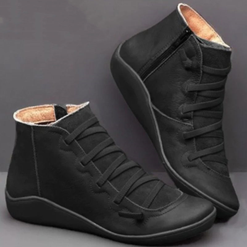 JO | Women Shoes Fashion Leather Ankle Boot