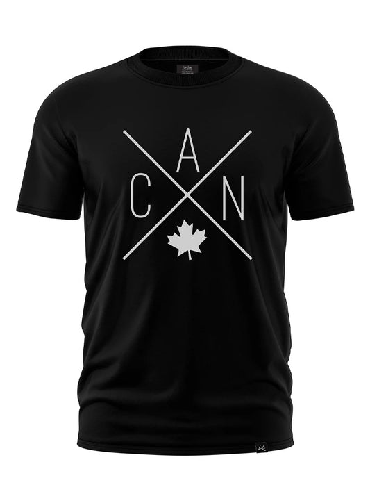 Casual Made In Canada Printed Short Sleeve T-shirt elevenforest