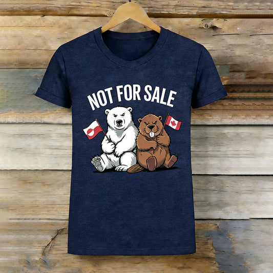 Greenland Is Not For Sale Men's Casual T-shirt elevenforest