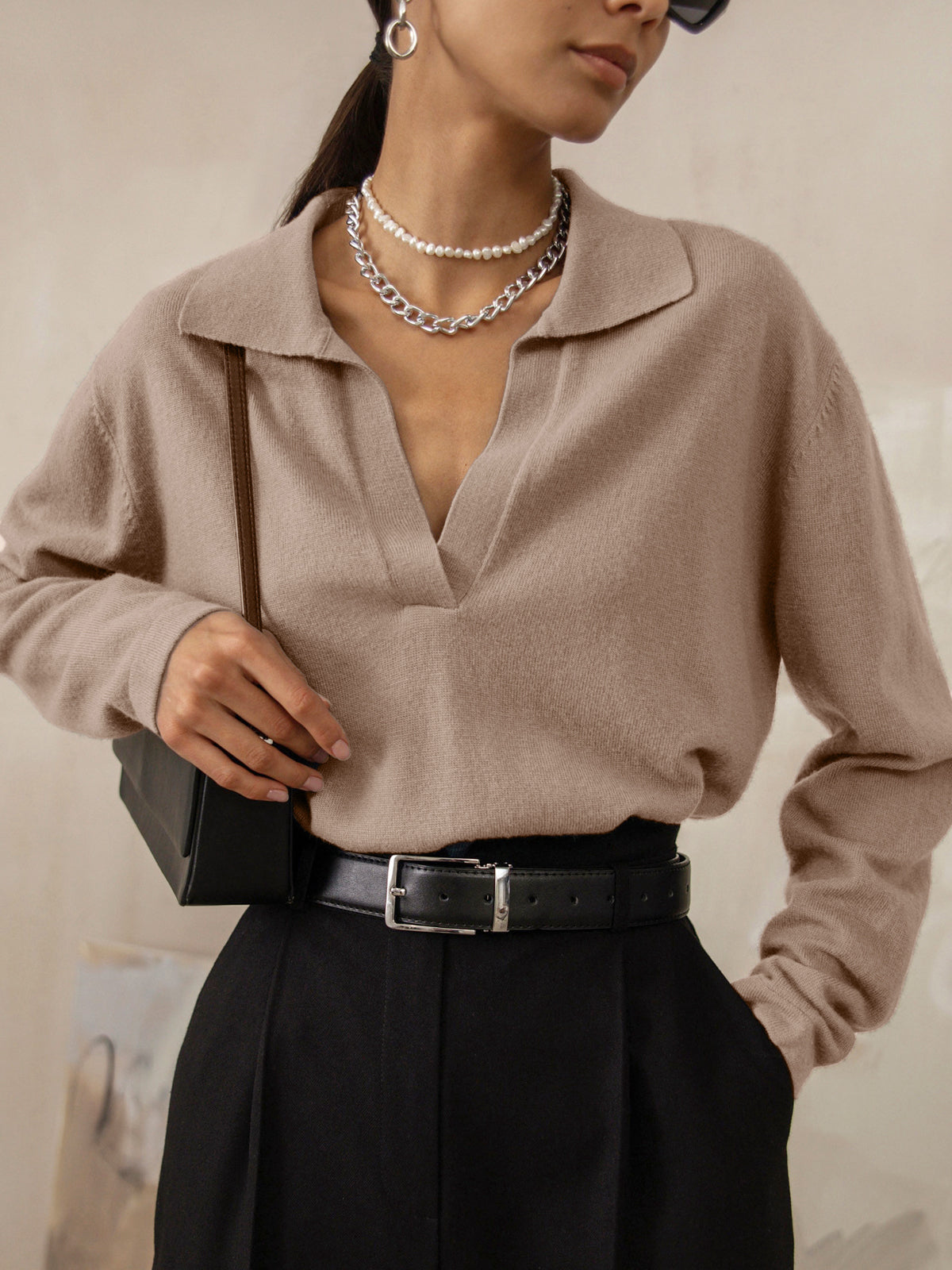 Brisa® | Casual sweater with collar