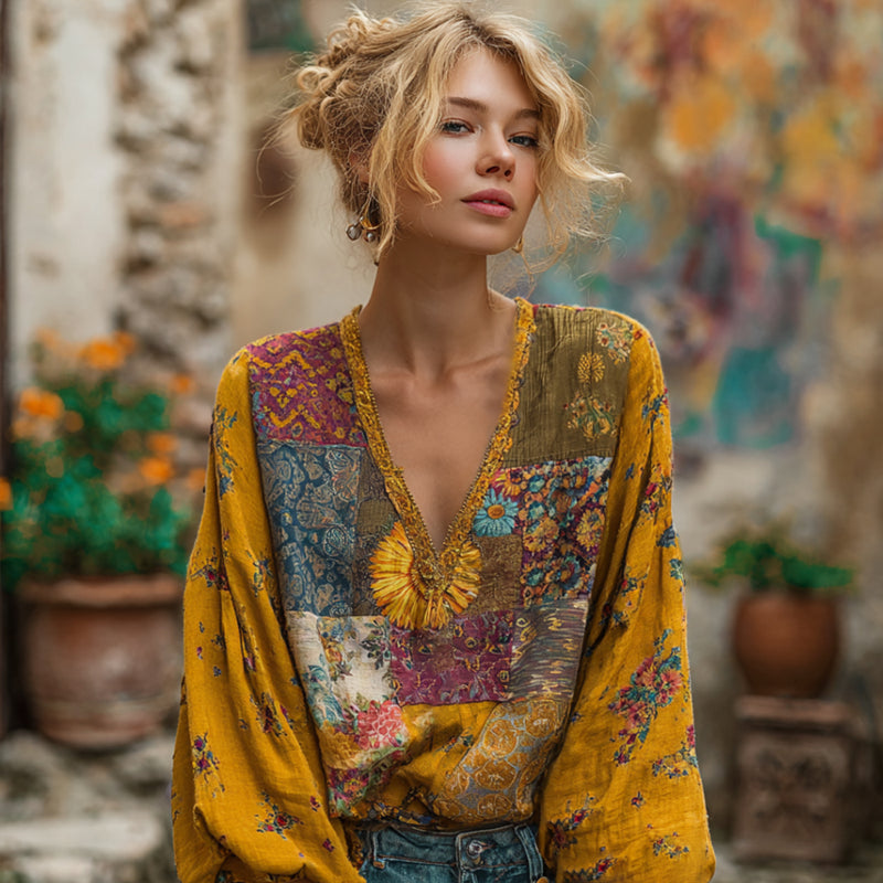 Timeless Vintage Style Top
