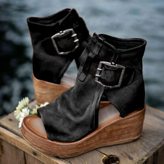 KS | Boho wedge sandals
