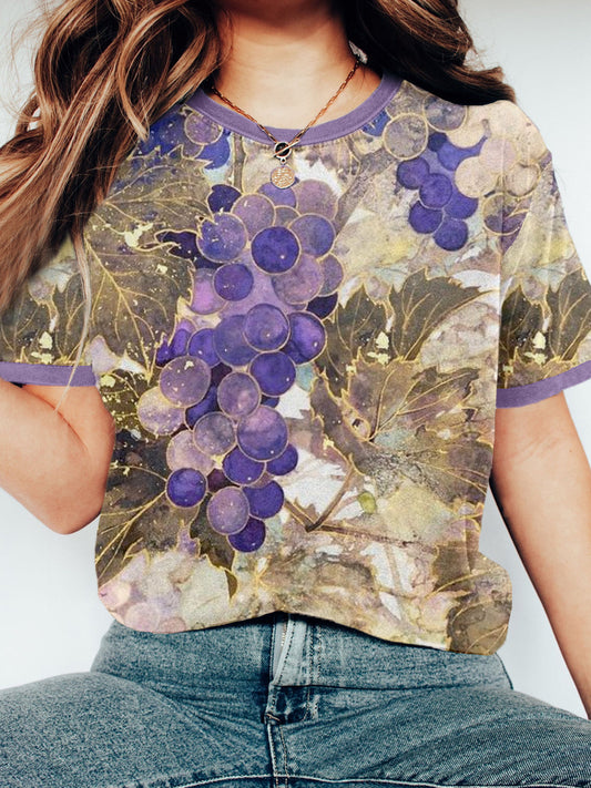 The Grape Japanese Art Vintage Comfy T Shirt elevenforest