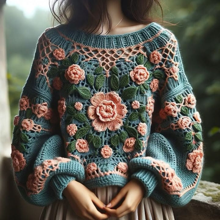 Gracefully Designed Sweater
