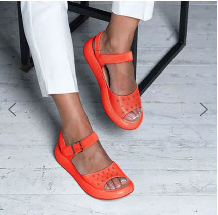 KS | Open sandals with adjustable strap