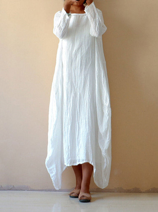 Women's Casual Loose Cotton Dress