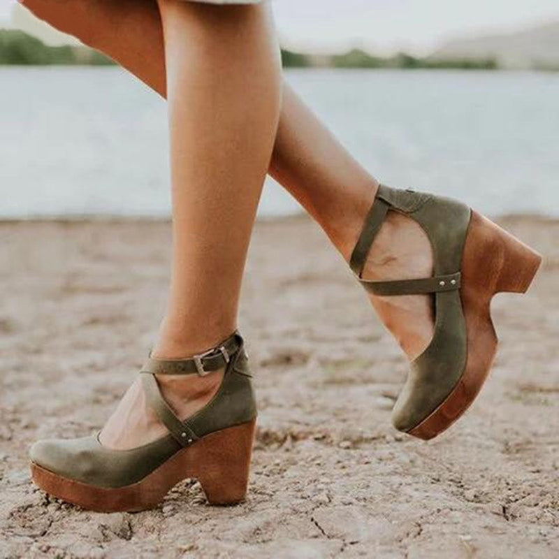 KS | Clunky wedge shoes