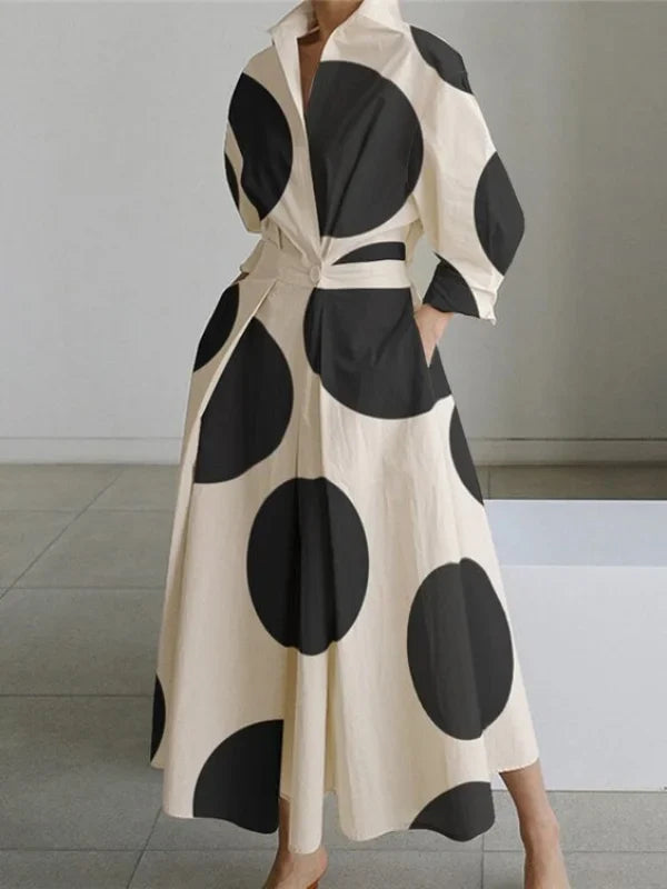 KS | Maxi dress with bold print