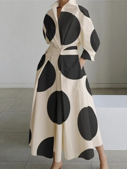 KS | Maxi dress with bold print