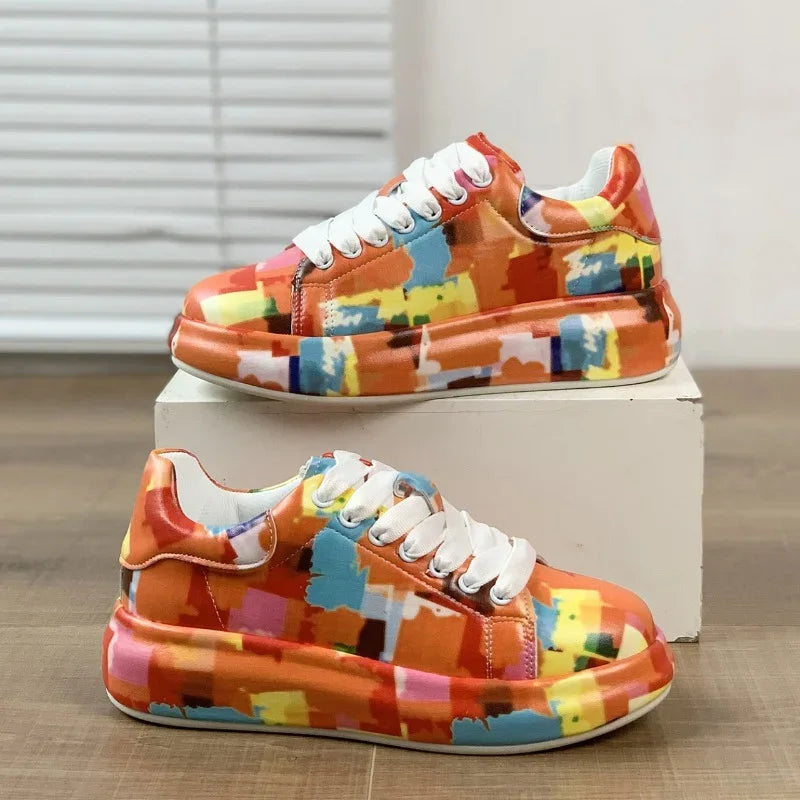 KS | Vibrant graffiti-style sneakers