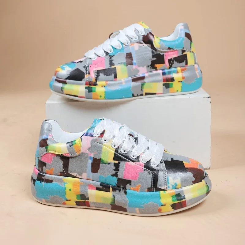 KS | Vibrant graffiti-style sneakers