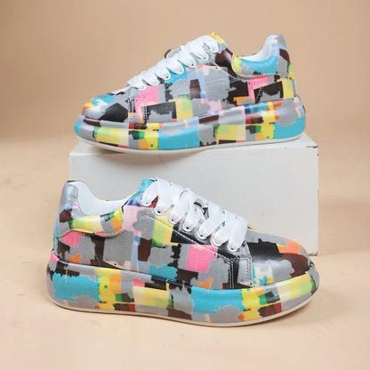 KS | Vibrant graffiti-style sneakers