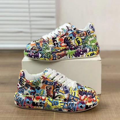 KS | Vibrant graffiti-style sneakers