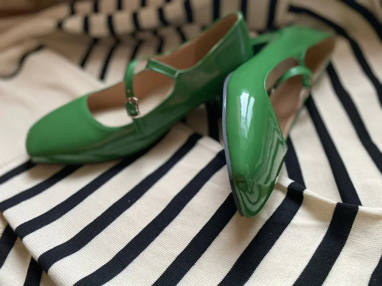 KS | Shoes with shiny block heel