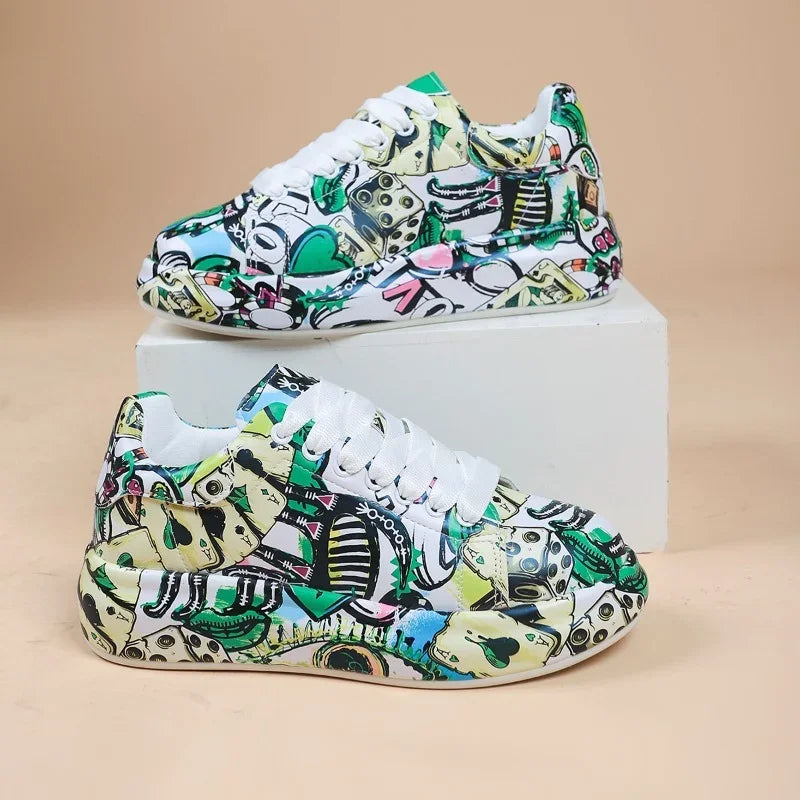 KS | Vibrant graffiti-style sneakers