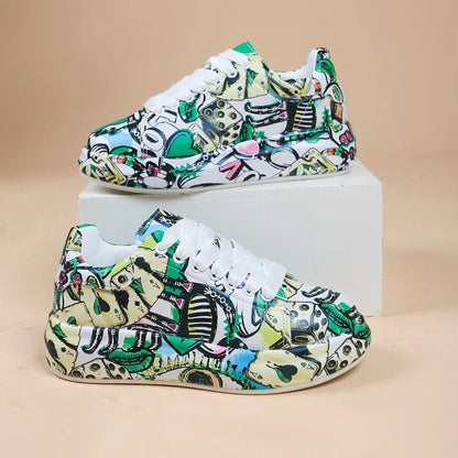 KS | Vibrant graffiti-style sneakers