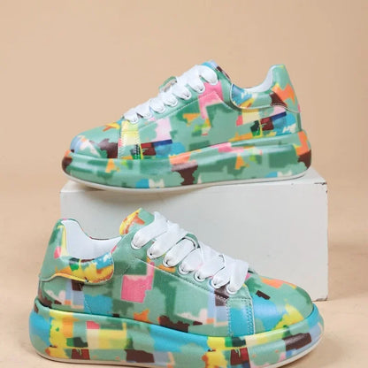 KS | Vibrant graffiti-style sneakers