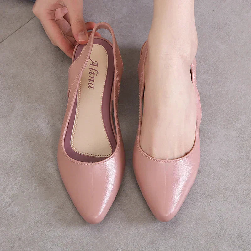 KS | Elegant slingback flats