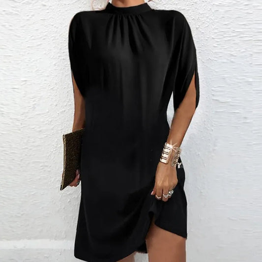 KS | Mini dress with split sleeves