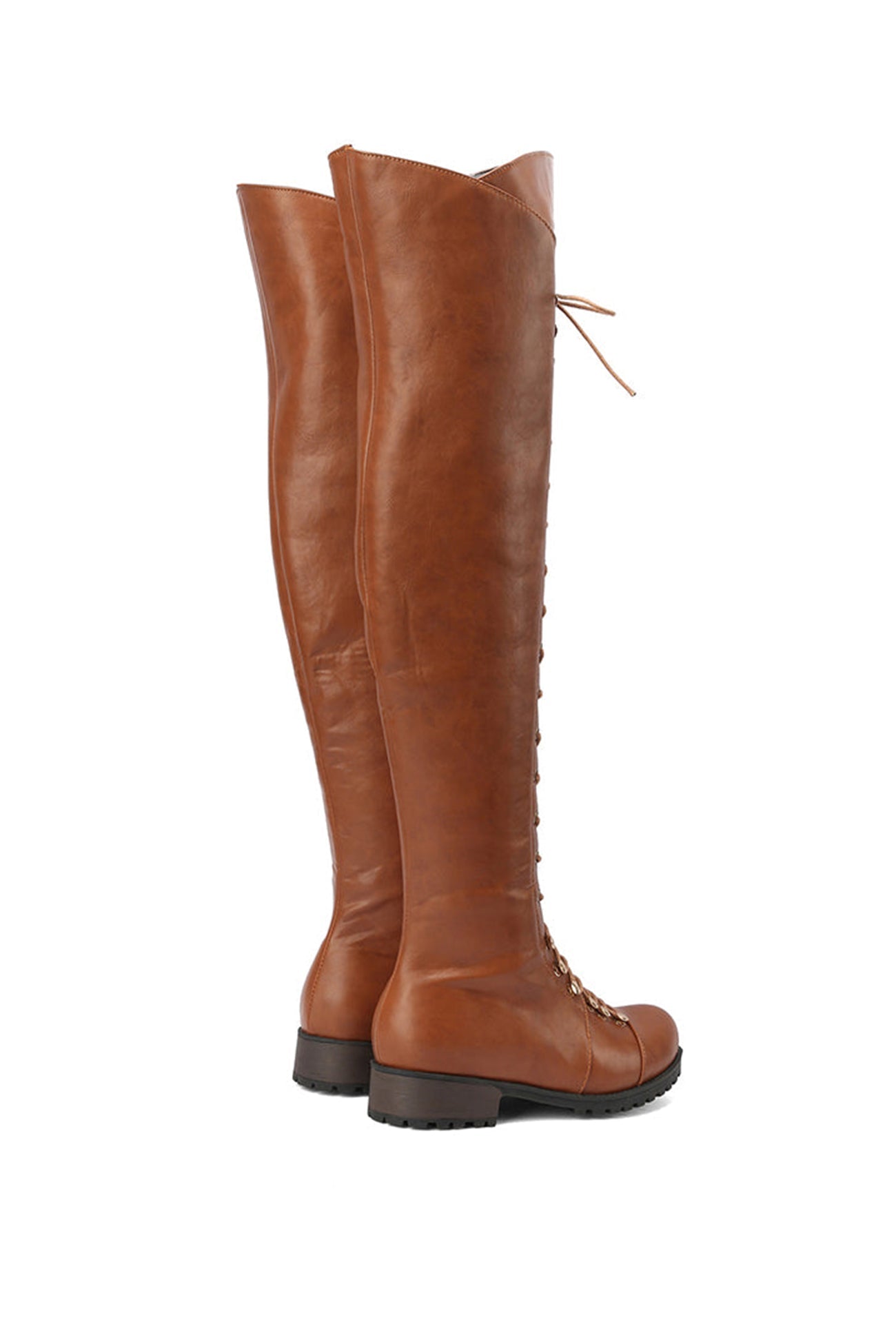 KS | Over-the-knee boots with lacing