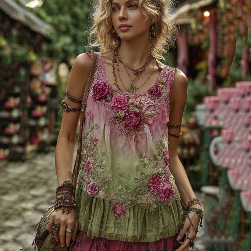 Timeless Vintage Style Top