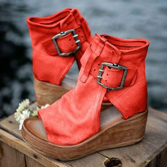 KS | Boho wedge sandals
