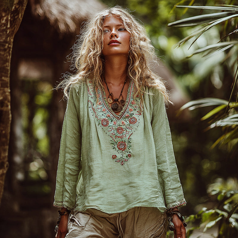 Timeless Vintage Style Top