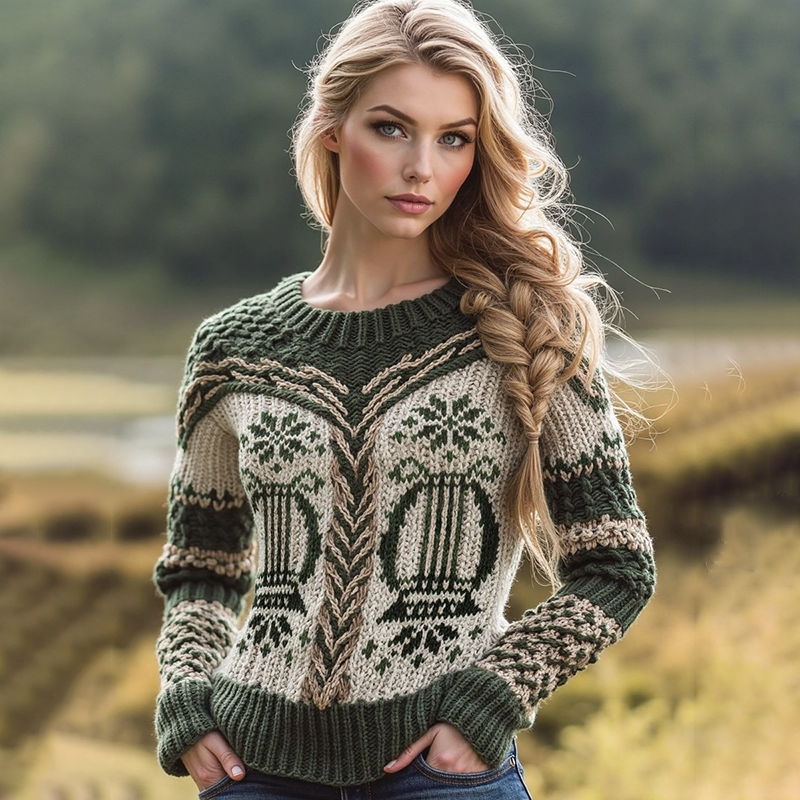 Gracefully Designed Sweater