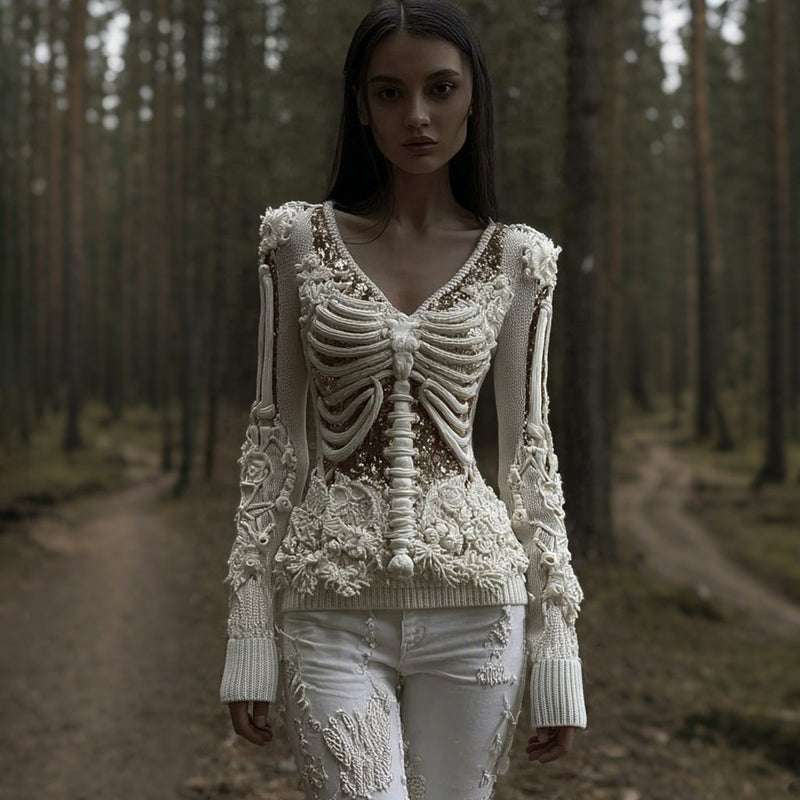 Gracefully Designed Sweater