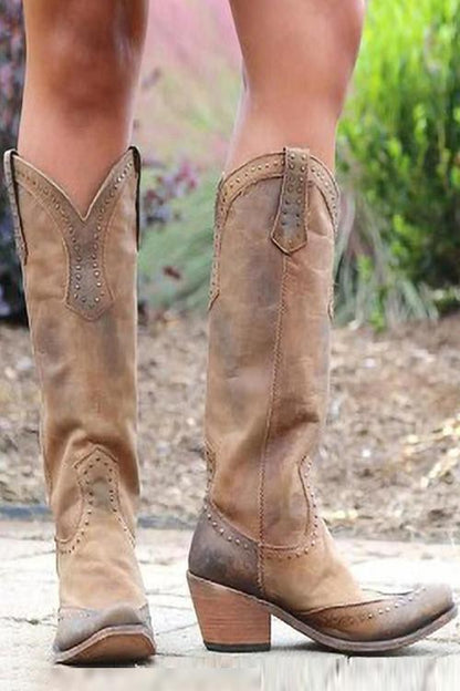 KS | Rustic western cowboy boots