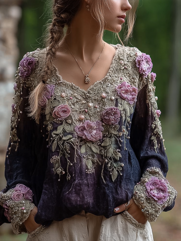 Timeless Vintage Style Top