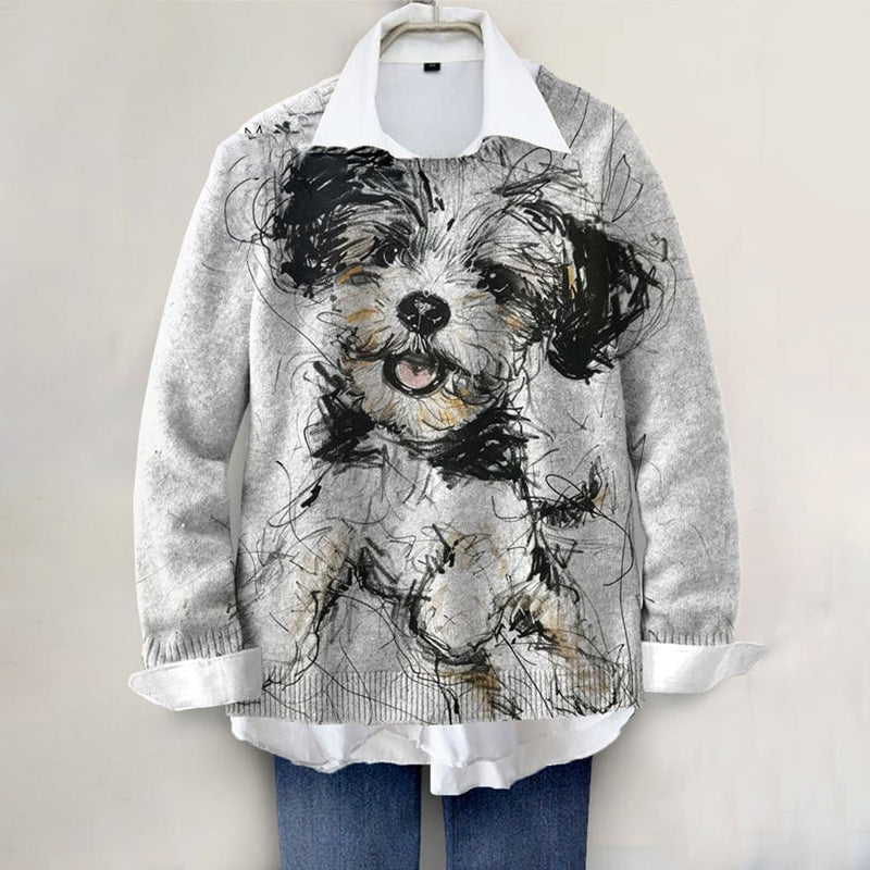 Gracefully Designed Sweater