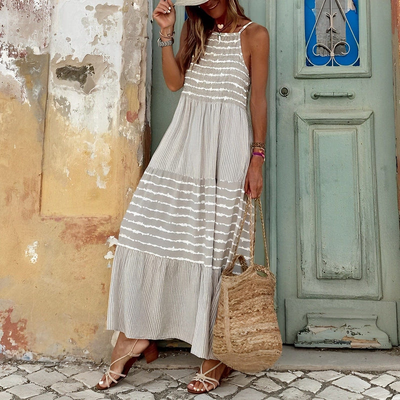 KS | Lavigne - Beige maxi dress