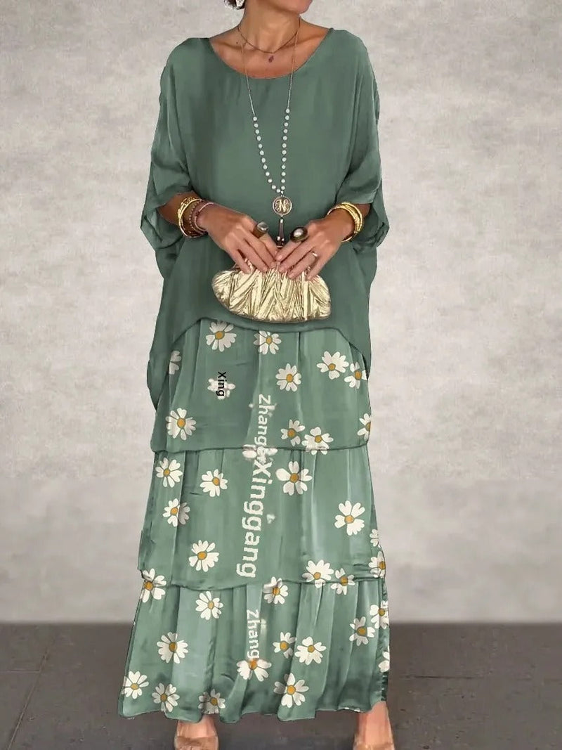 KS | Loose layered maxi dress