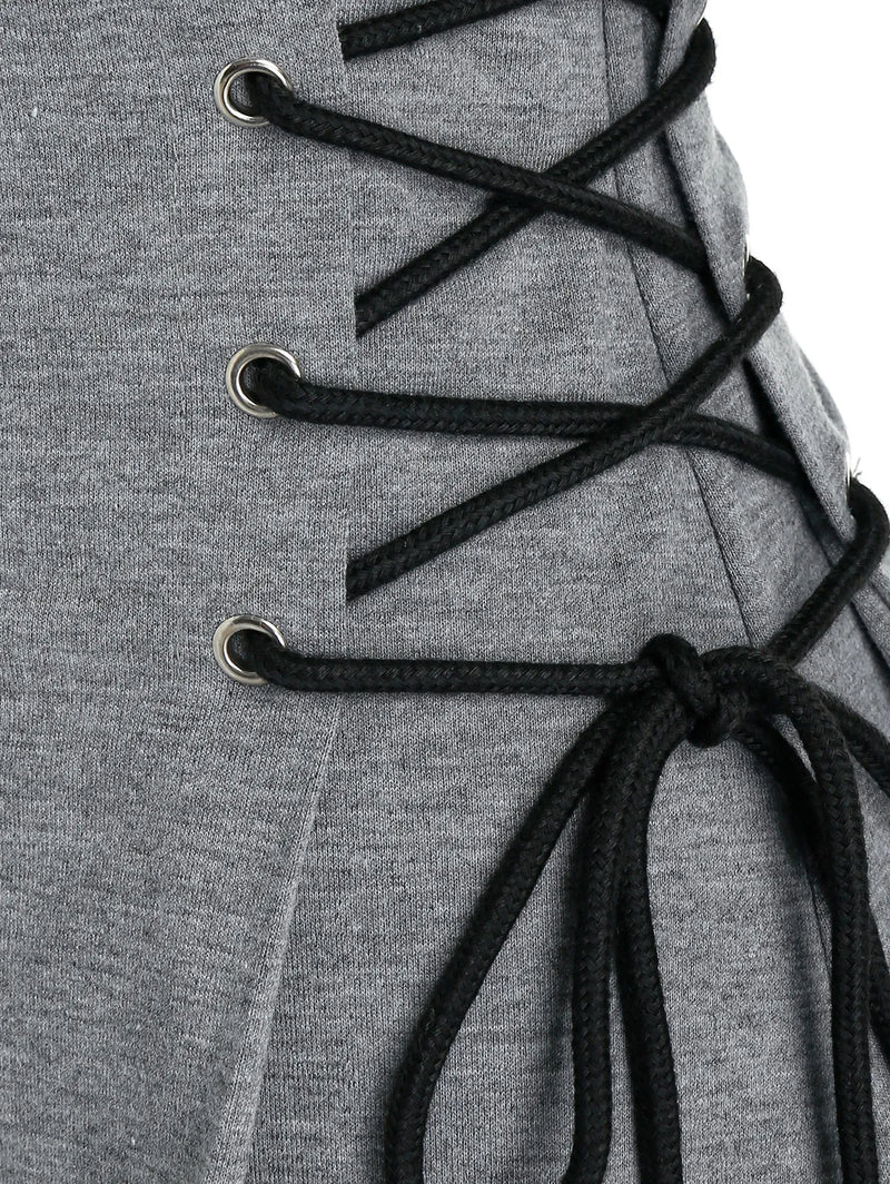 KS | Casual-chic hooded midi dress