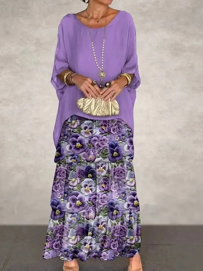 KS | Loose layered maxi dress